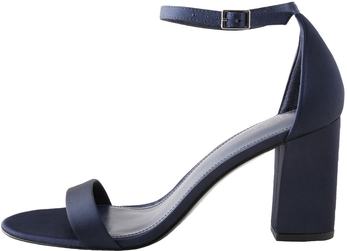 Next - Dames - Sandalen met blokhak en extra brede pasvorm - Blauw
