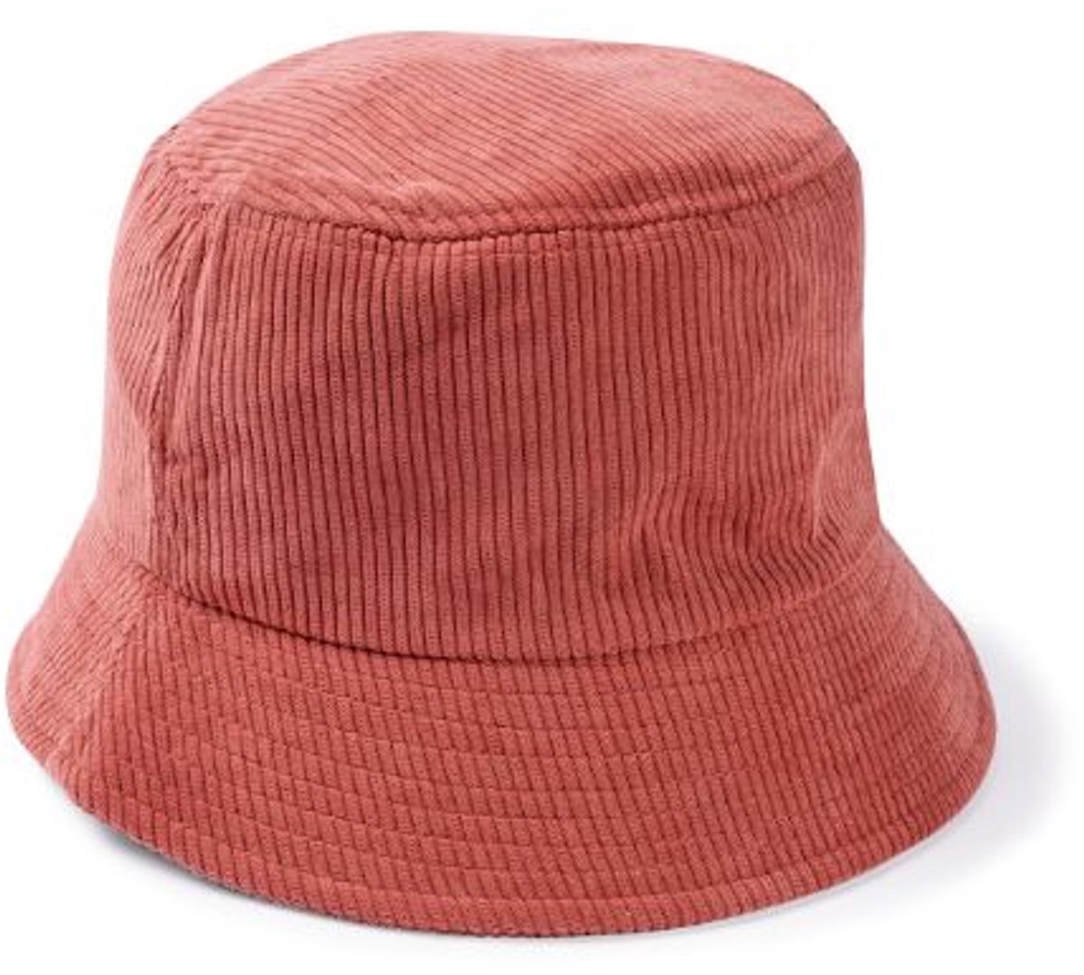 Bucket Hat / visserhoed ribfluweel Oud Roze