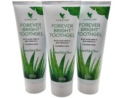 Forever Bright Aloe Vera and Propolis Toothpaste Fluoride-Free x 3 stuks