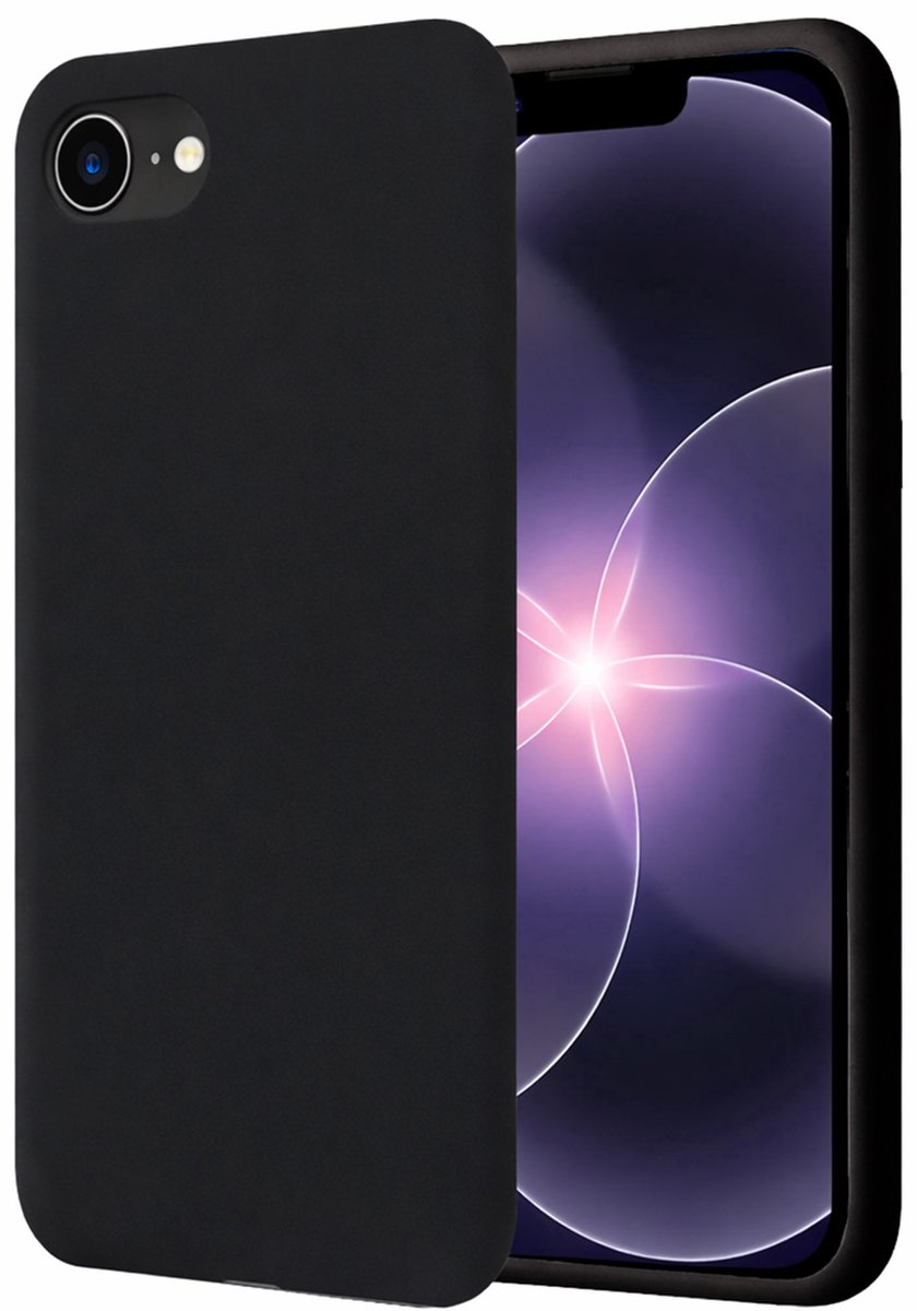 Hoesje geschikt voor iPhone 17e - Mat Back Case Zwart