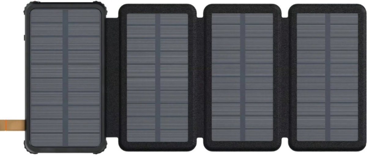 CB-Goods Solar Powerbank 20.000mAh met 4 Zonnepanelen - CB-Goods - €59,95