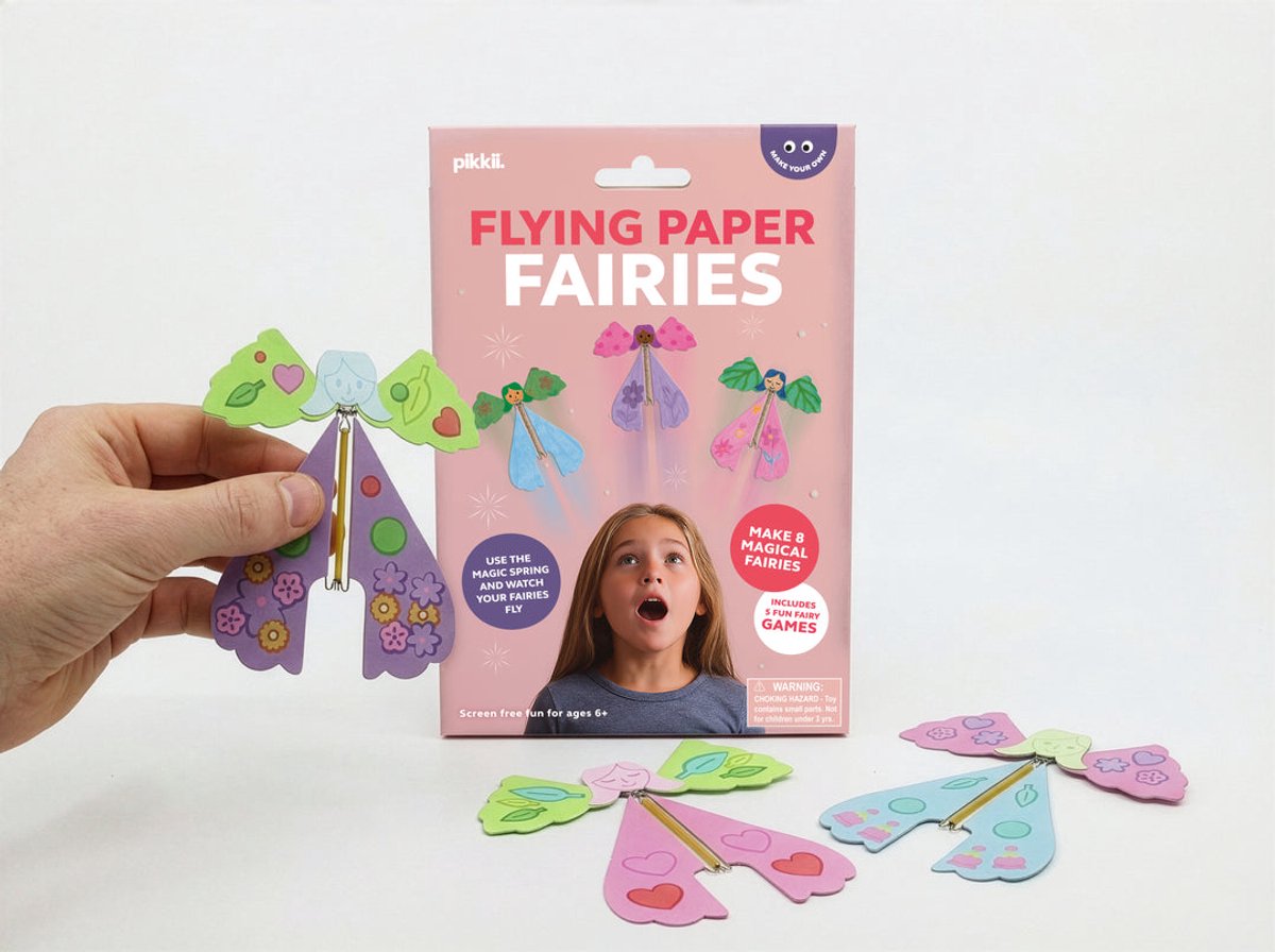 pPikkii Flying Fairies Kit – DIY Vliegende Feeën Knutselpakket | Creatief Speelgoed & Cadeau voor Kinderen 89 mm x 122 mm x 22 mm 143gr