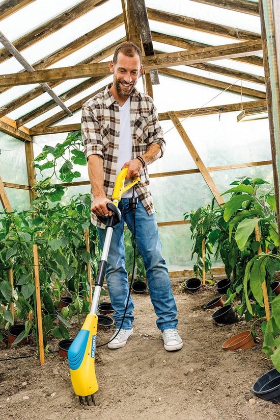 Elektrische Bodemkruimelaar - Tuinhak Cultivator - Bodem Losmaken - 8 Cm Werkdiepte - 77 x 22 x 19 cm van Merkloos	 — afbeelding 5