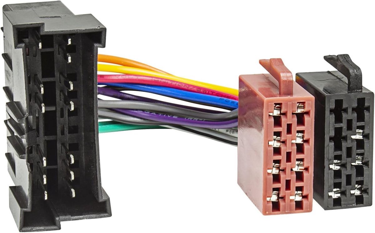 Radio Adapterkabel - Auto Aansluiting - Radio Vervangen - ISO Standaard - 16pol