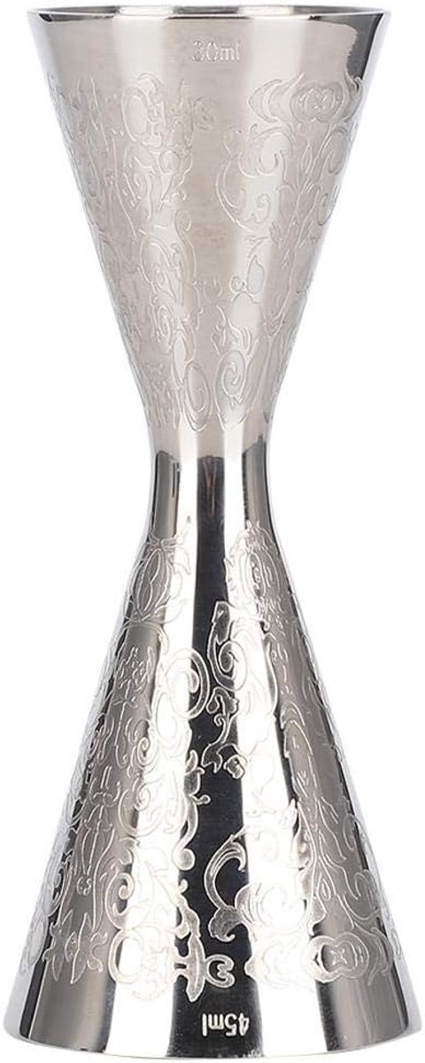 Dubbele Cocktail Jigger Roestvrij Staal - Professionele Maatbeker 45ml en 30ml