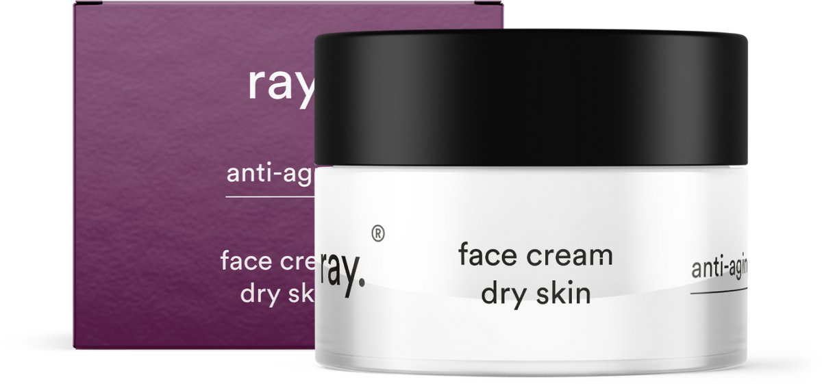 Ray - Anti-aging Gezichtscrème - Droge Huid - 50ml - Minder Rimpels & Fijne Lijntjes - Vollere Huid
