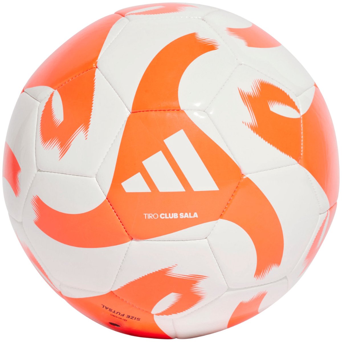 Adidas Tiro Club Sala Zaalvoetbal wit-oranje - Maat Futsal