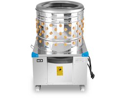HCB® - Professionele Gevogelte plukmachine - verrijdbaar - 180 st/u - 230V - 45 kg - 4150