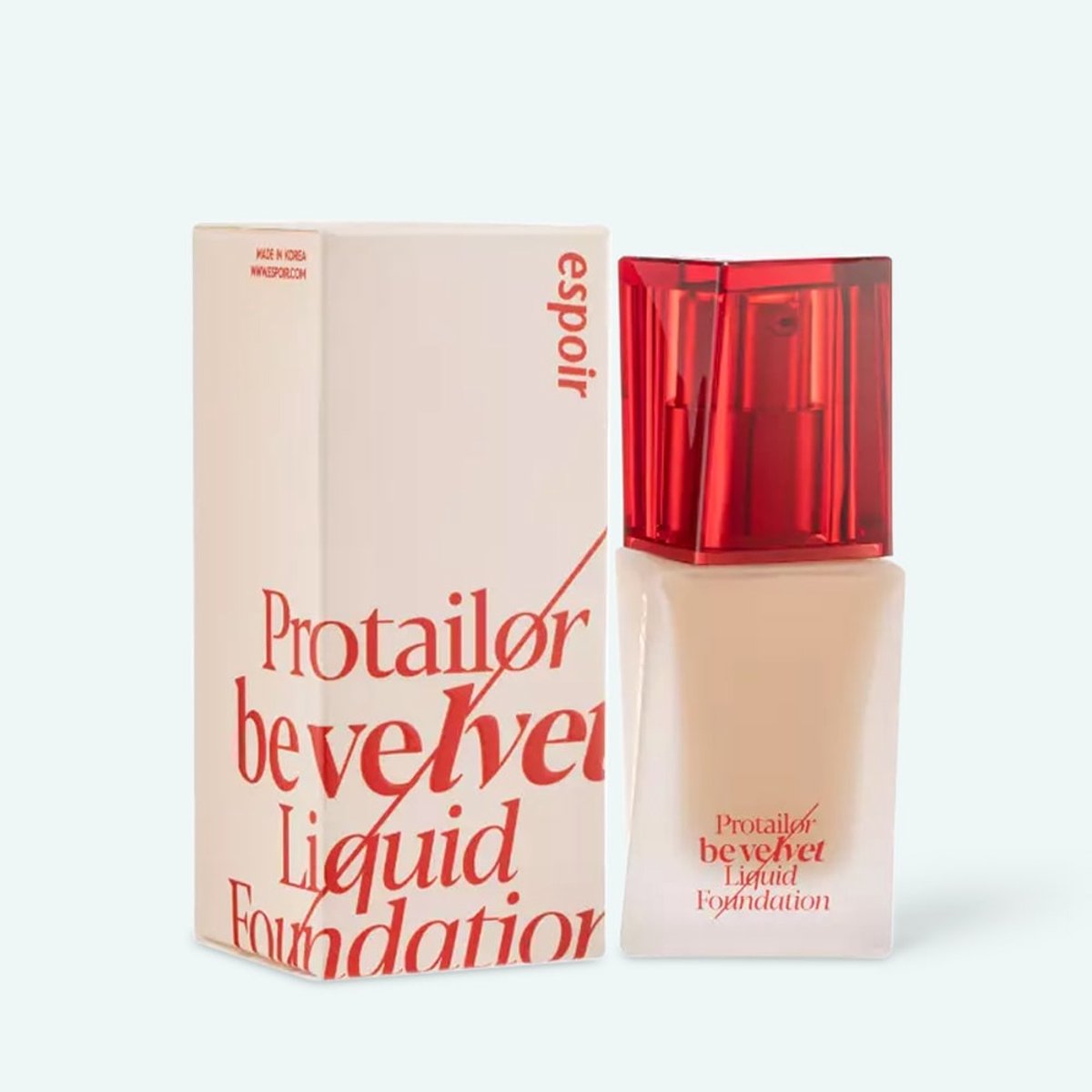 Espoir Pro Tailor Foundation Be Velvet SPF22 PA++ 20 Vanilla