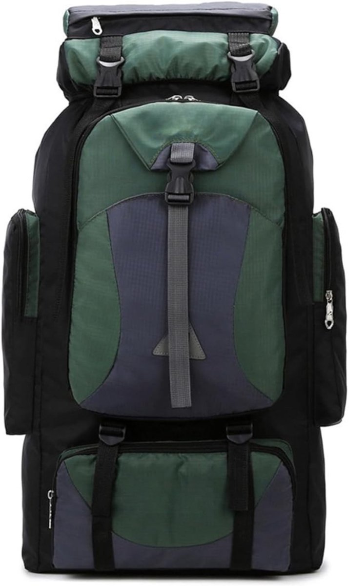 Wandelrugzak voor Dames en Heren - Unisex - Trekrugzak - Dagrugzak - Reistassen - Nylon - 70L - Groen - van Imperatoris