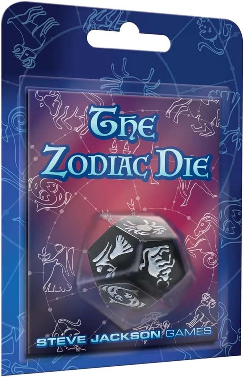 Zodiac Dobbelsteen - Sterrenbeeld Dobbelsteen - RPG Avonturen - Met Sterrenbeelden - Eén Maat - Multicolor