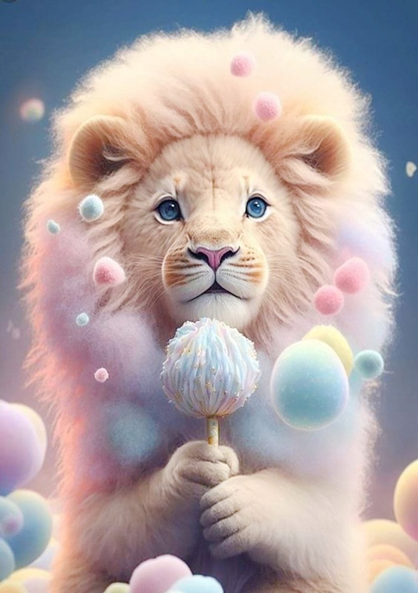 Diamond Painting - Dierencollectie - Leeuw - 30x40 cm