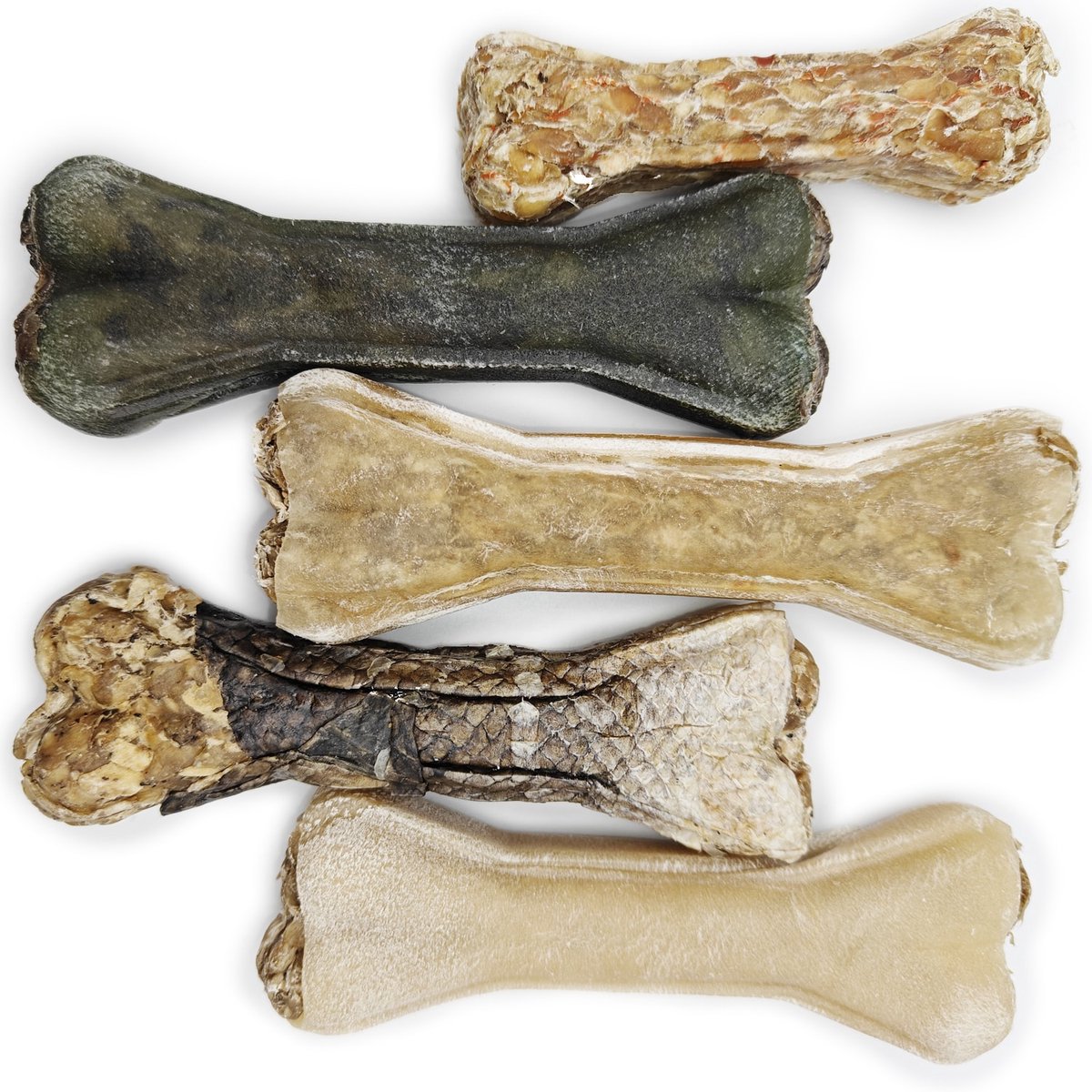 Pawlicious Functional Bones Set – Hondenkauwspeelgoed – Gezond – Functioneel – Natuurlijk