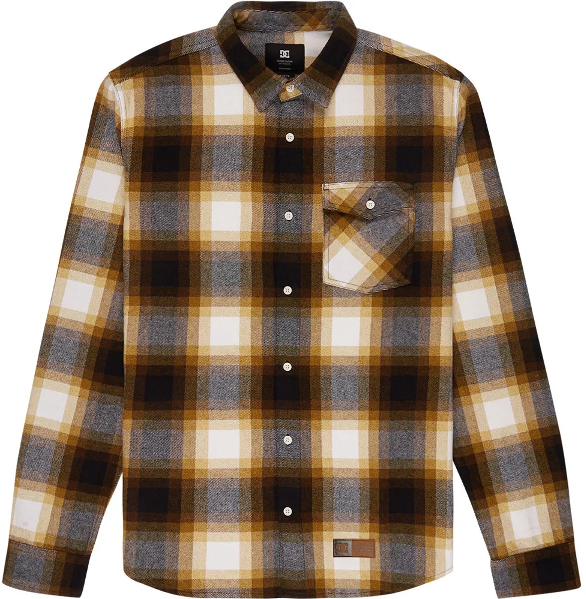 Dc Shoes Marshal Overhemd Met Lange Mouwen M Man Toffee