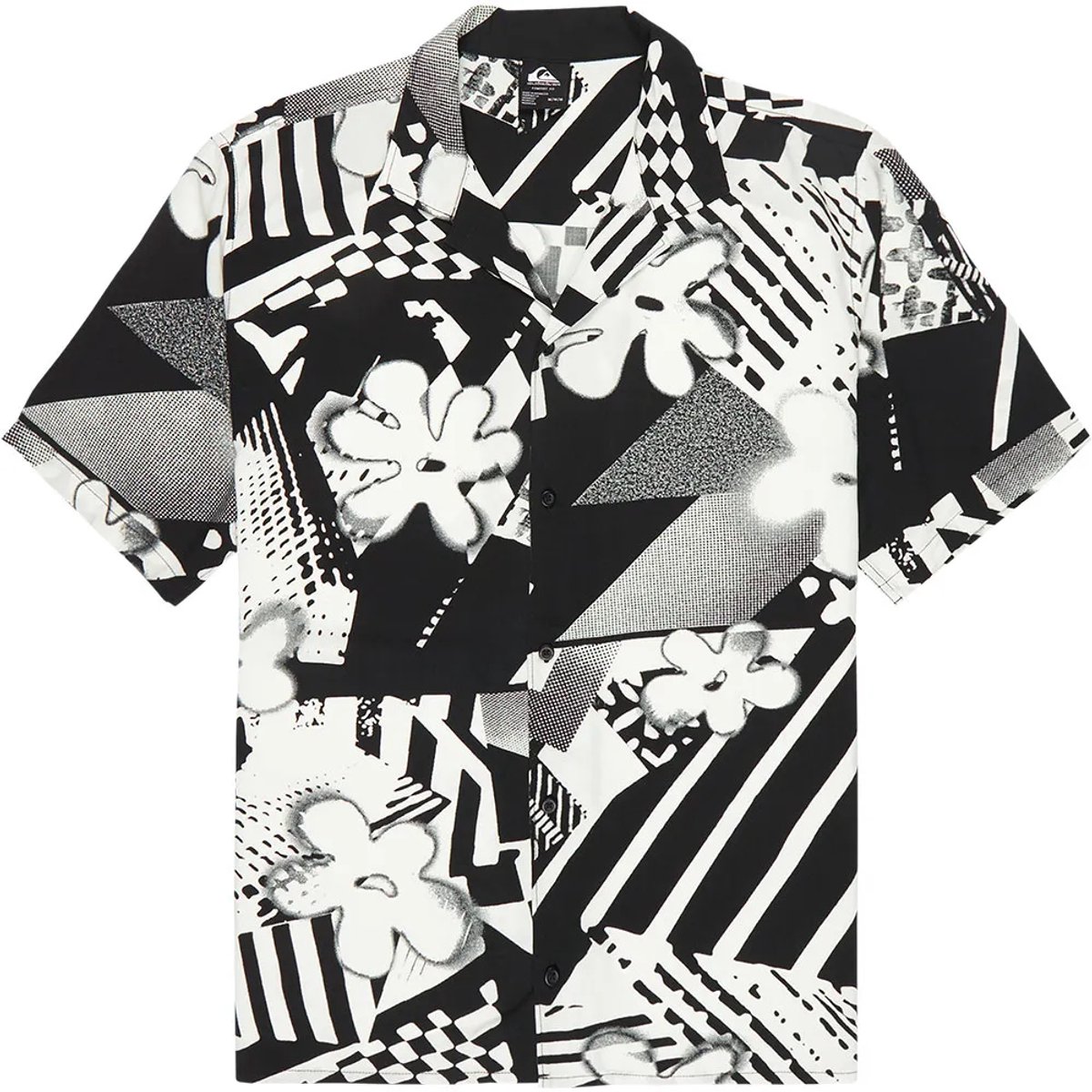 Quiksilver Safe Paradise Overhemd Met Korte Mouwen S Man Zwart