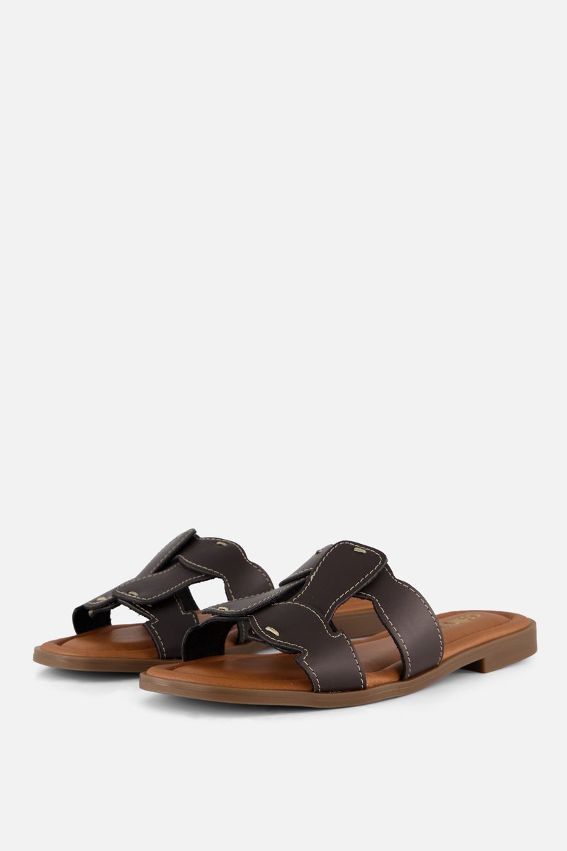 Cellini Slippers bruin Leer - Maat 38