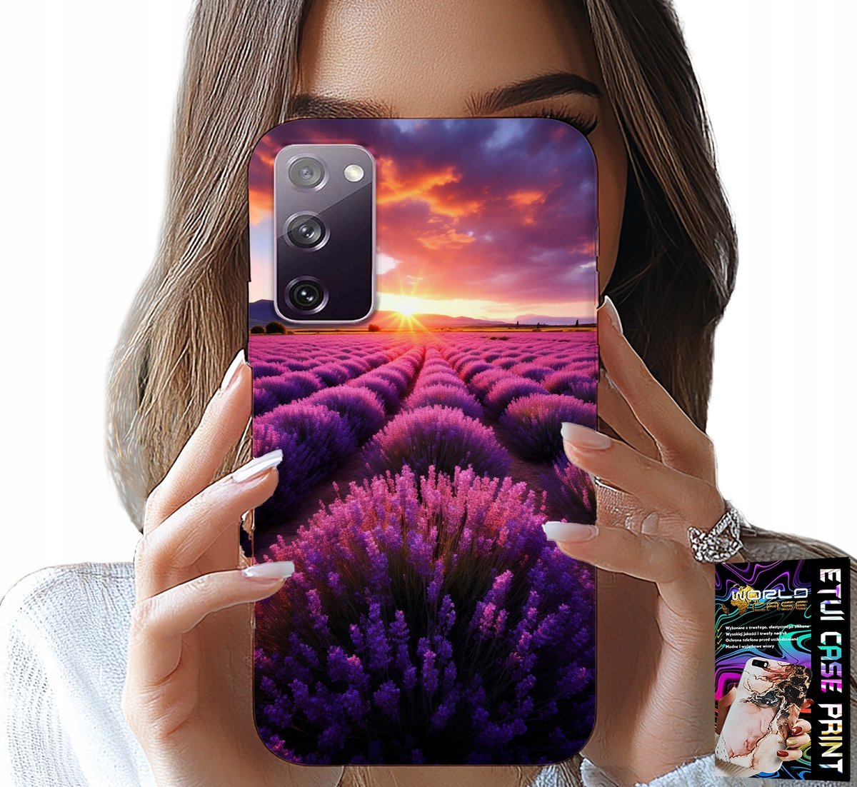 HOESJE VOOR SAMSUNG GALAXY S20 FE - LAVENDELVELD, PRACHTIGE LANDSCHAPPEN, PATRONEN