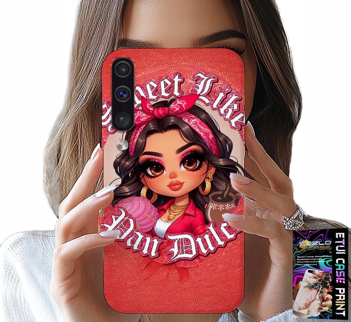 SAMSUNG A50 / A30S HOESJE - ZOET ALS MODIEUZE POPPEN VOOR MEISJES