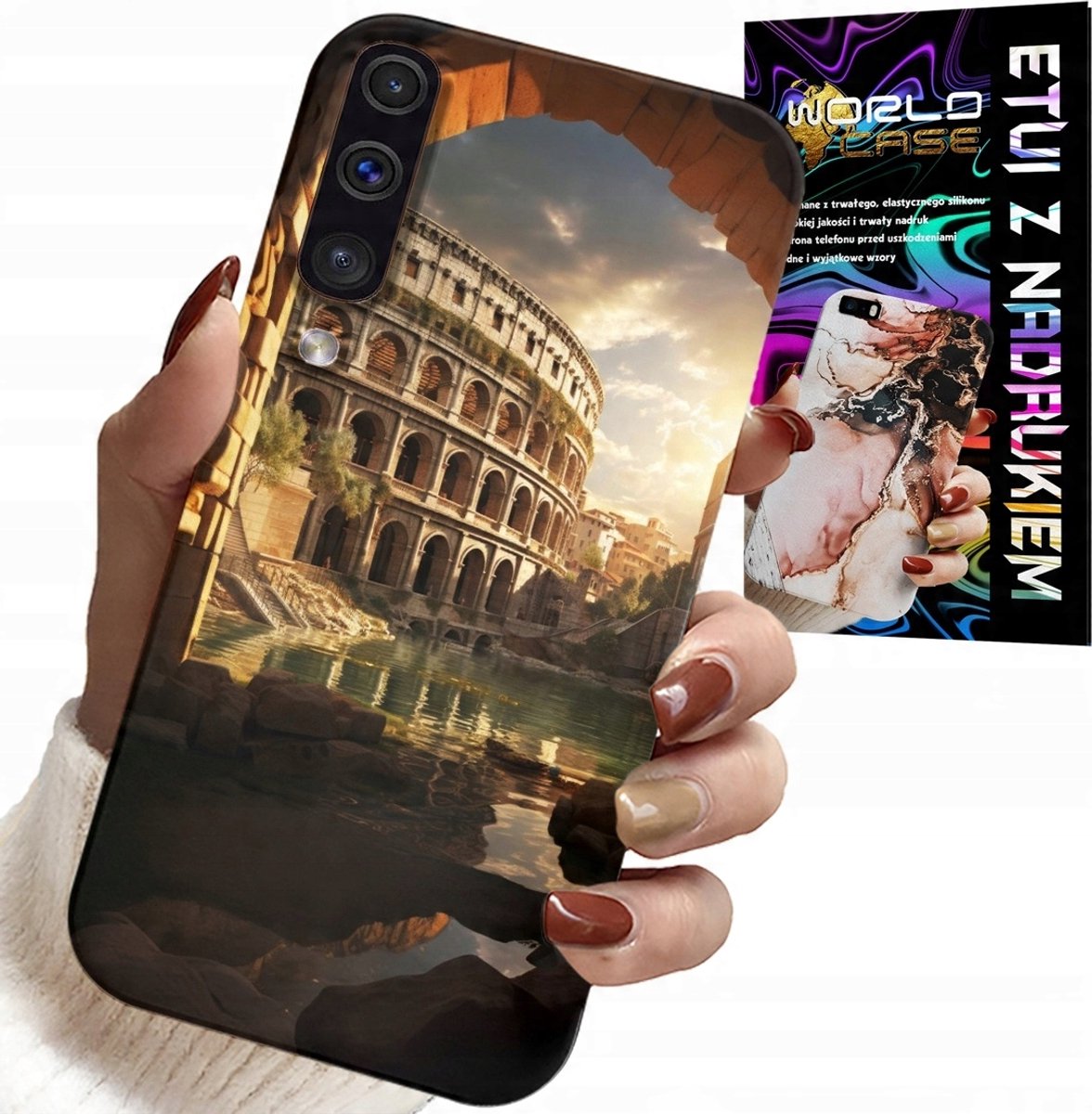 HOESJE VOOR SAMSUNG A50 / A30S - ROME COLOSSEUM ROMEINEN OUDHEID