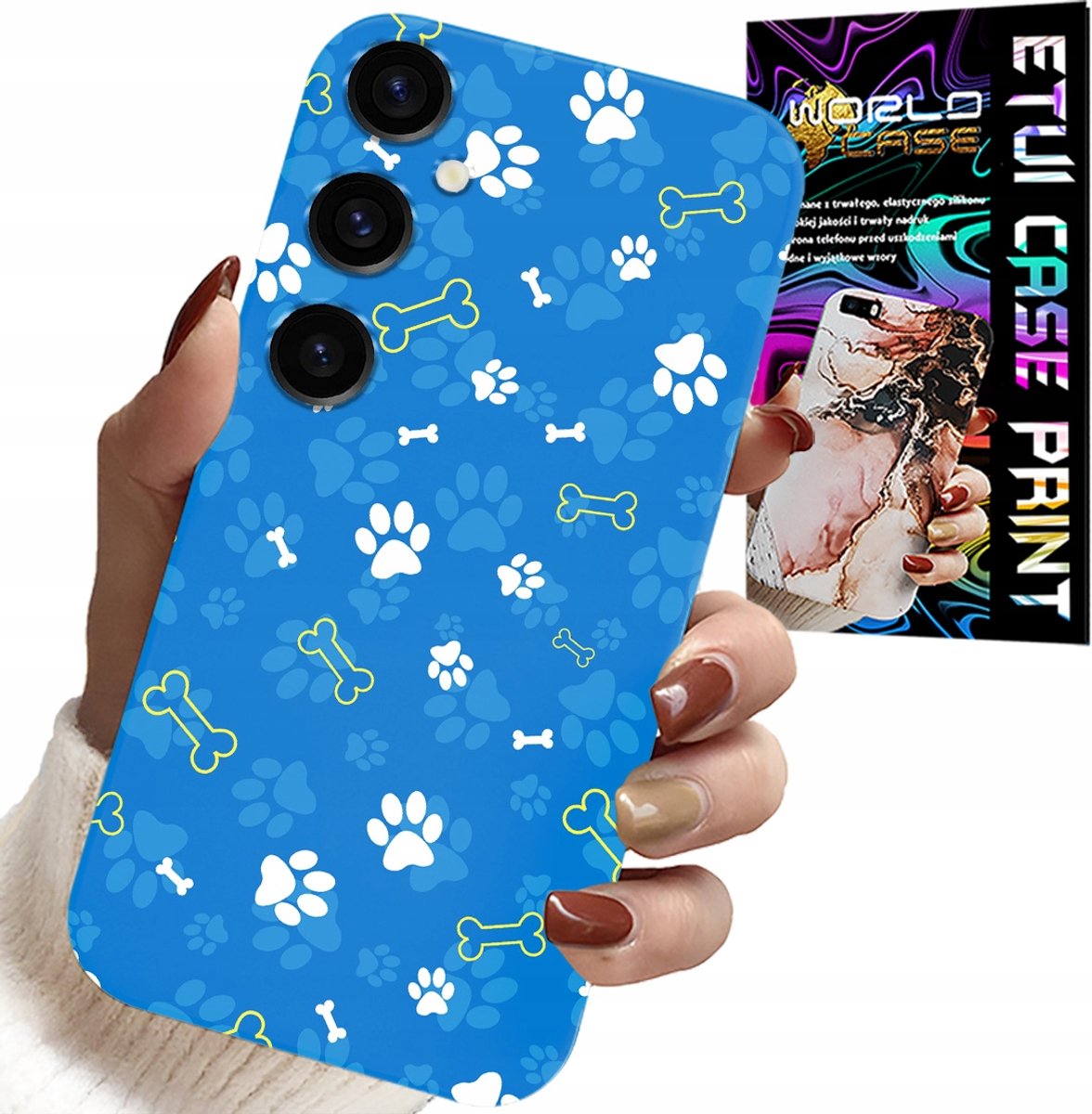 HOESJE VOOR SAMSUNG GALAXY S24 PLUS - PAWS BONES DOG PATROL PATRONEN VOOR KINDEREN