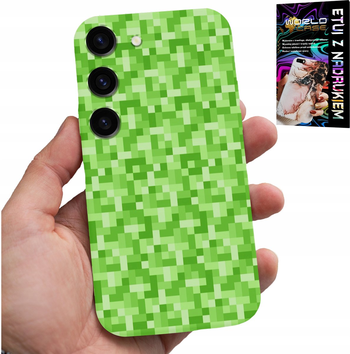 HOESJE VOOR SAMSUNG GALAXY S23 PLUS - SPELPATRONEN UIT DE GAME PIXEL PIXELS ACHTERKANT