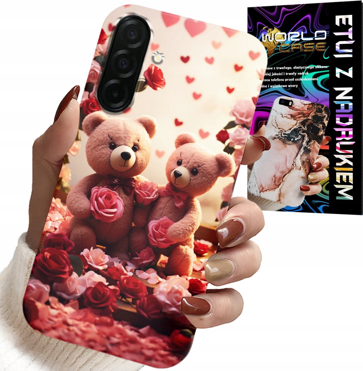 Hoesje voor Samsung Galaxy A36 5G - Teddyberen, Love You, hartjes, diverse patronen