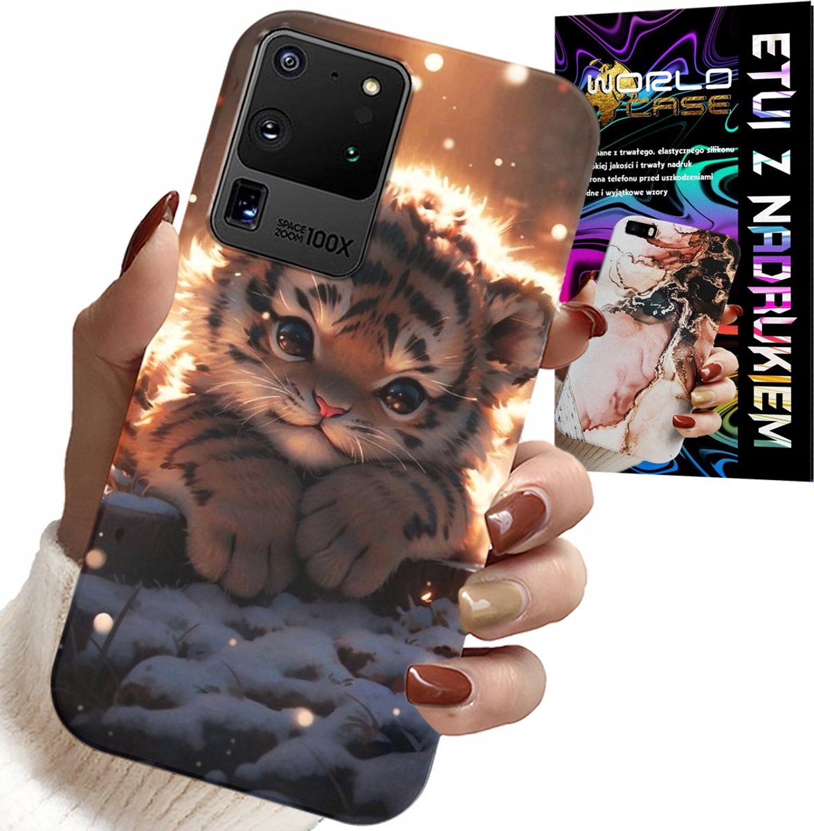 HOESJE VOOR SAMSUNG GALAXY S20 Ultra - MET EEN LEUKE TIJGERPRINT