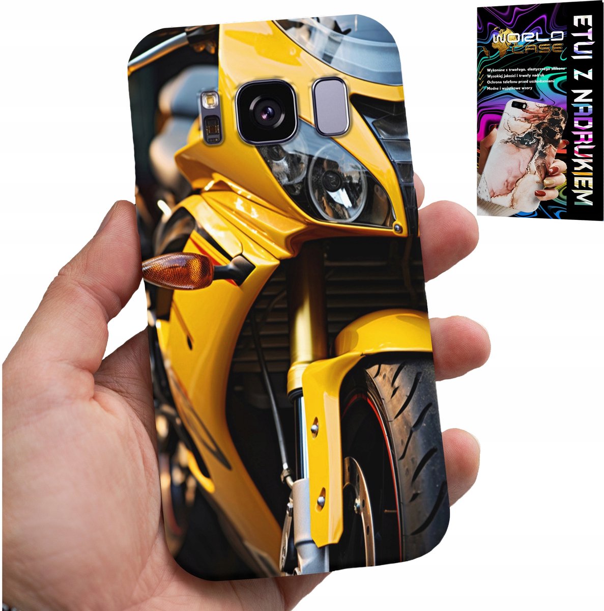 BEHUIZING VOOR SAMSUNG GALAXY S8 - MOTORFIETS VENTILATOR ACHTERKANT BEHUIZING