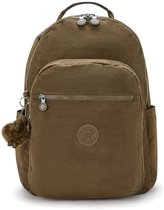 Kipling SEOUL Dames Rugzak - Smooth Khaki