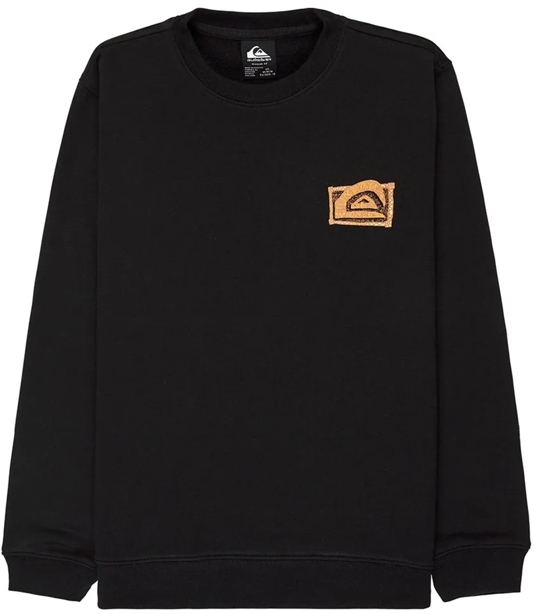 Quiksilver Graphic Youth Sweatshirt 12 Years Jongen Zwart