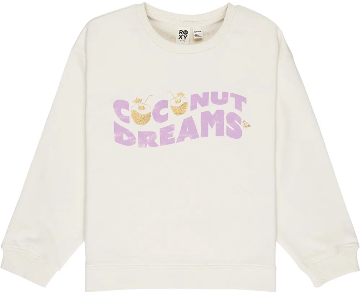 Roxy Morning Hike Terry Rg Sweatshirt 16 Years Meisje Coconut Milk
