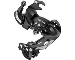 DERAILLEUR A SH TOURNEY TY500 6/7V A/CROCHET NOIR - 707188