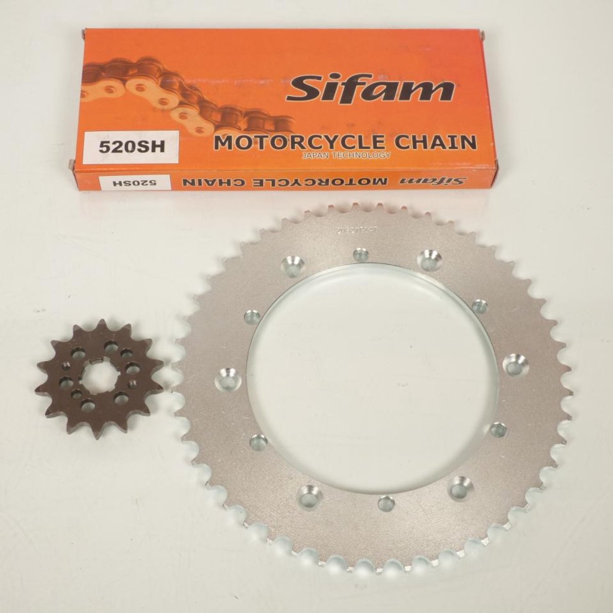 Kit chaîne Axring pour Moto Yamaha 250 WR Z 2T 1991 à 1996 Neuf