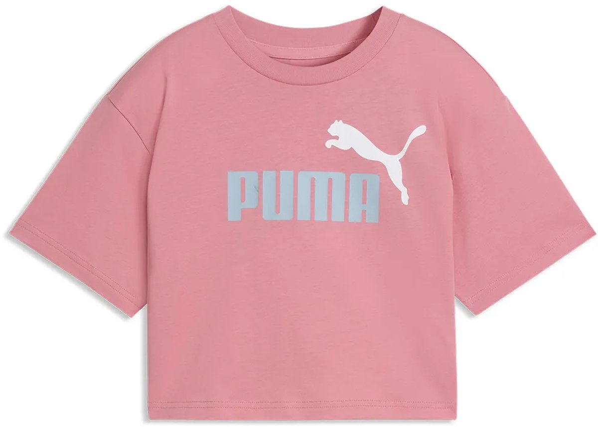 Puma Ess 2 Color Nº1 Lo T-shirt Met Korte Mouwen 7-8 Years Meisje Roze