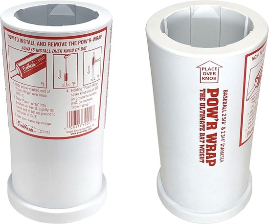 Honkbal Knuppel Gewicht - Slagkracht Trainer - Training Verbeteren - Universele Pasvorm - 24 Ounce - Wit — afbeelding 4