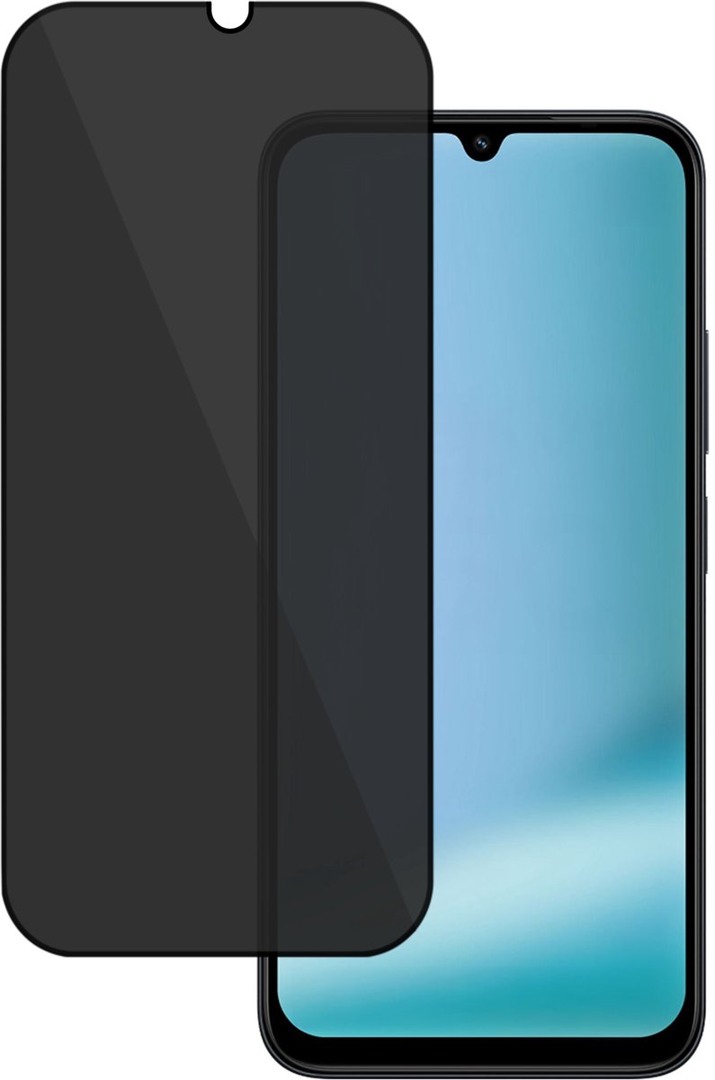 Proteq Privacy Screenprotector geschikt voor Xiaomi Redmi 15C – Gehard Glas – Anti Inkijk – Rounded – Proteqt+