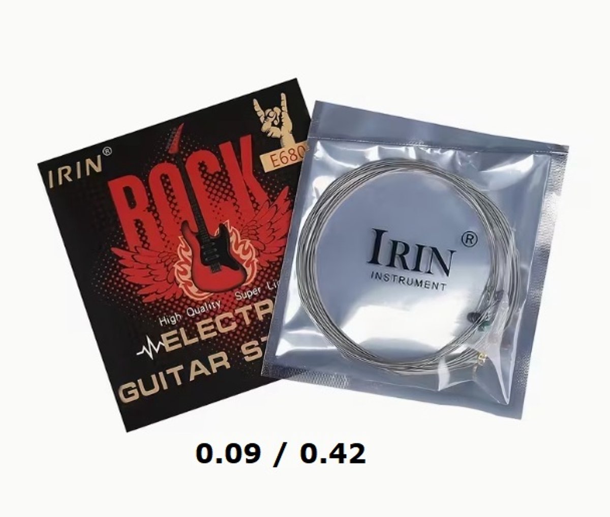 Rock gitaar snaren elektrisch - set 6 stuks - 009-042