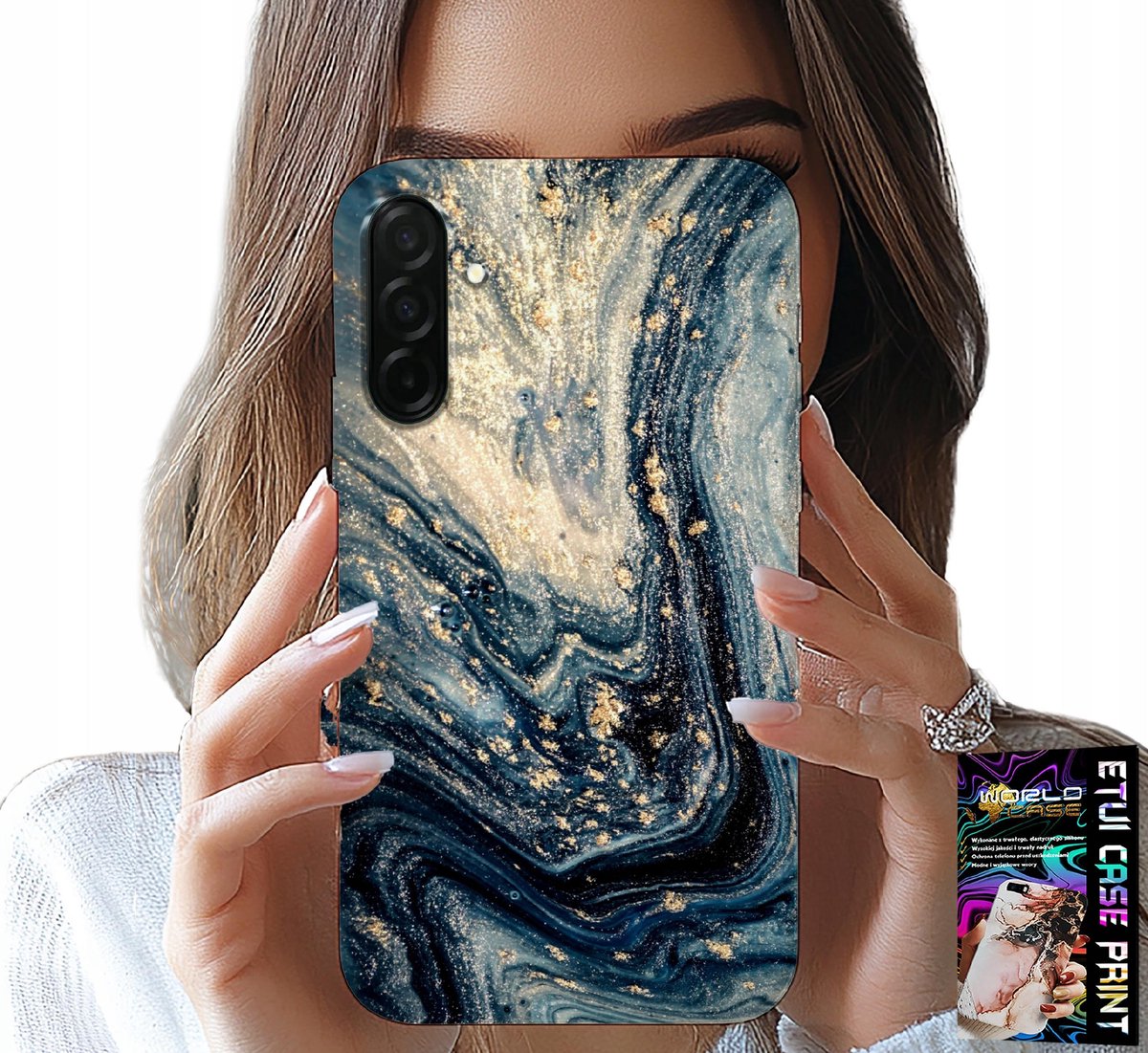 HOESJE VOOR SAMSUNG GALAXY A36 5G - ELEGANT STEENPATROON
