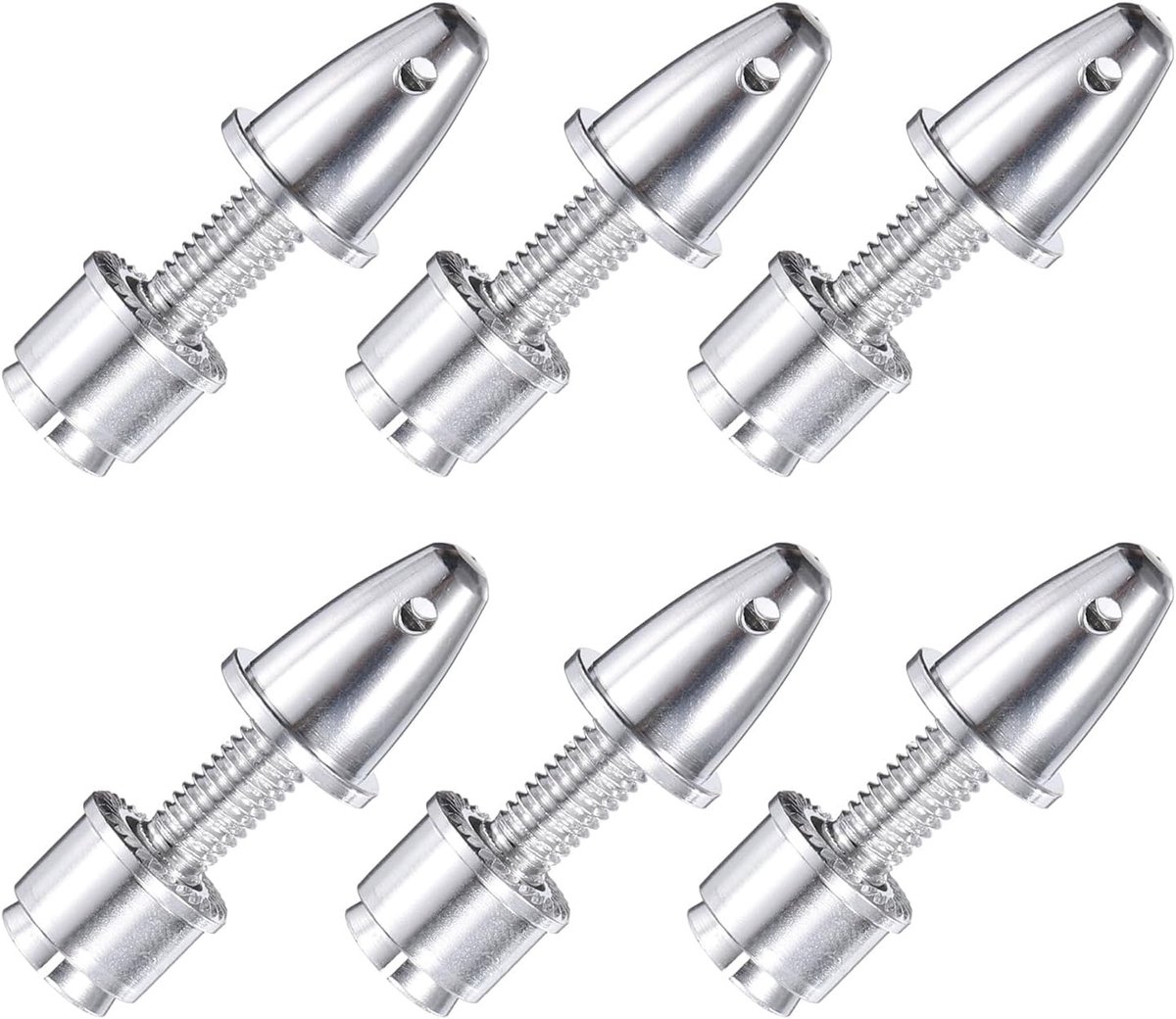 Propeller Adapters - Spinner Set - RC Vliegtuigen - Aluminium Constructie - 3.17mm 5mm - Zilver