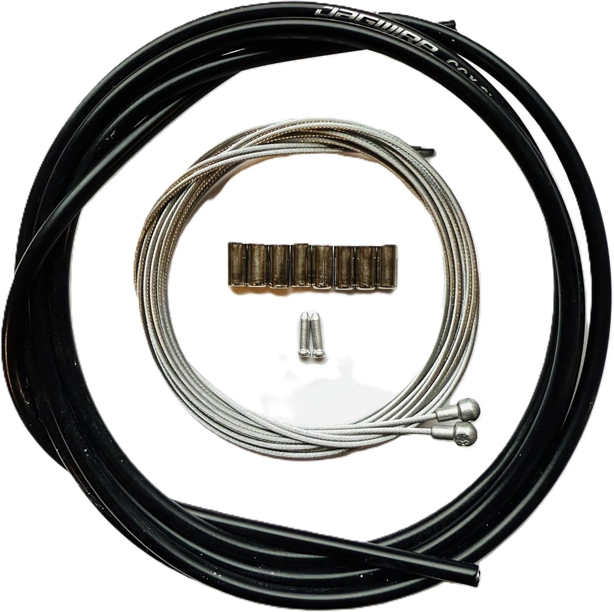 Remkabel Set - Fiets Onderhoud - Racefiets Reparatie - Professionele Kwaliteit - 67 Voet Lengte - Zwart