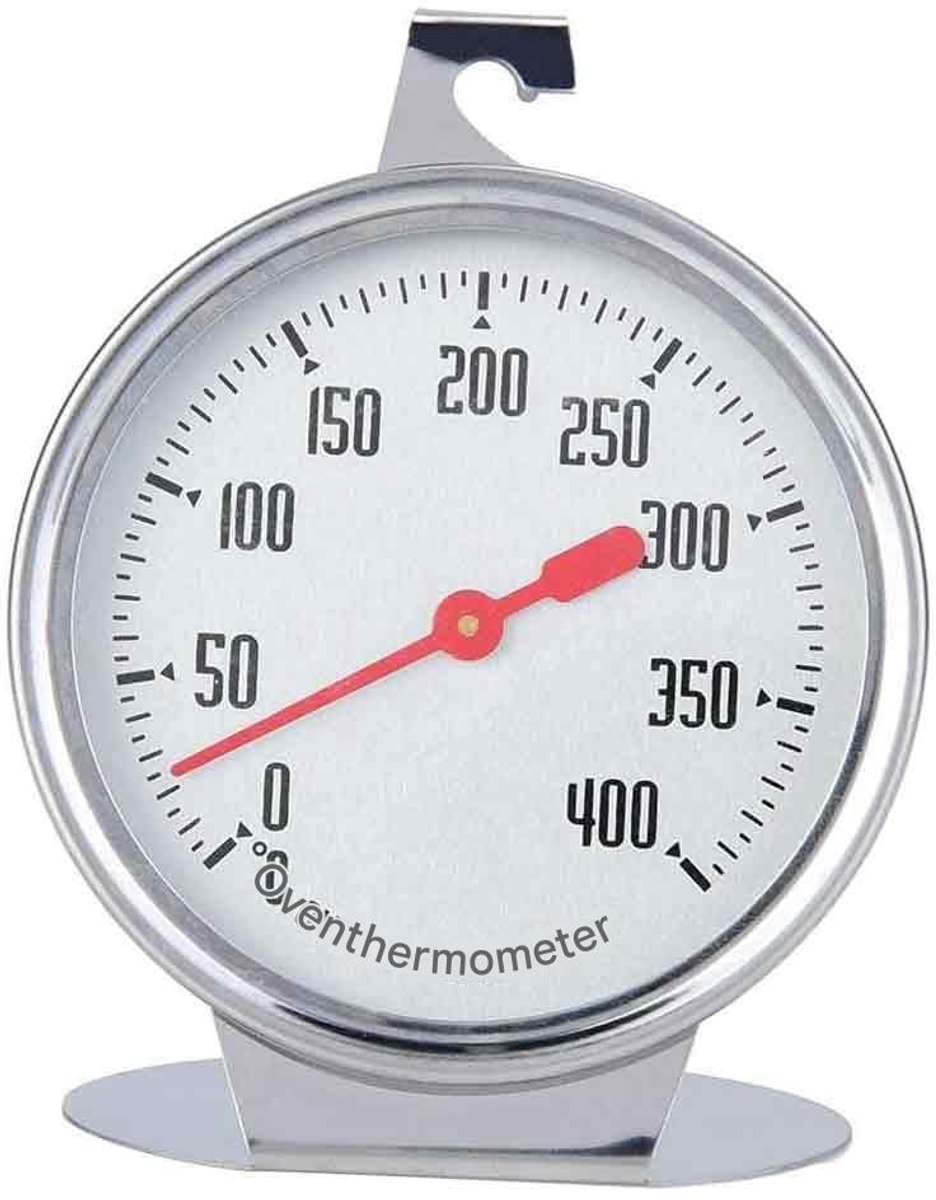 Oven Thermometer - Baking Temperature Gauge - Stainless Steel - 1 Stuks - Keuken
