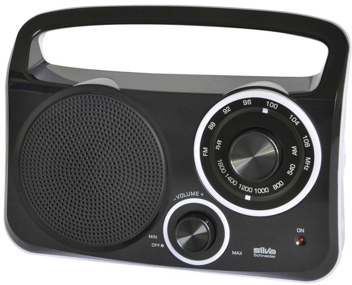 Silva Schneider M 280 TR Transistorradio VHF (FM), Middengolf Zwart
