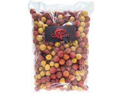 HQ Voerboilies 15mm - 10kg (5x2kg) - Gemengde Voer Boilies - Karper Aas - Lokvoer voor Karpervissen