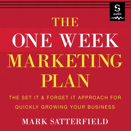 One Week Marketing Plan, The