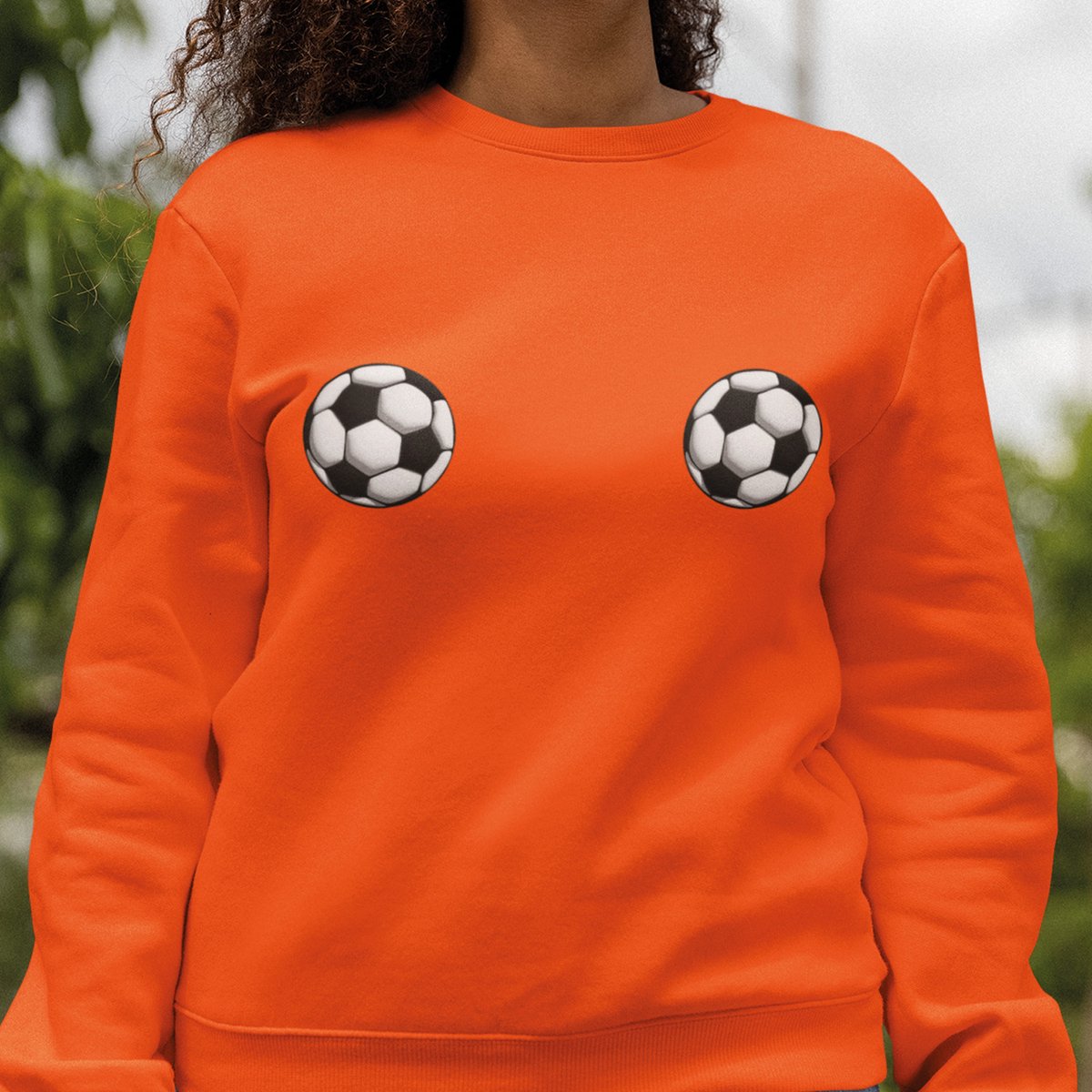 Oranje EK WK Koningsdag Trui Voetbal Vibes L