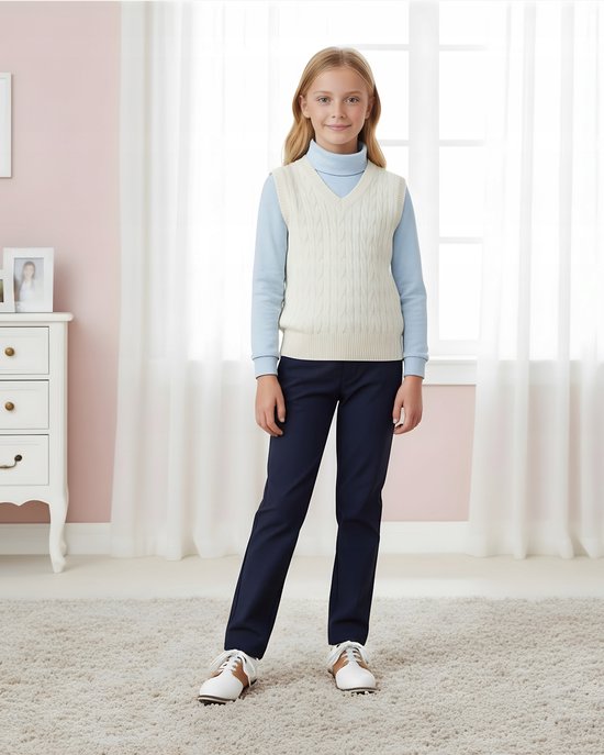 Dartomik - Kindergolf - Lange Mouw - Blauw - Maat 146 van Merkloos — afbeelding 3