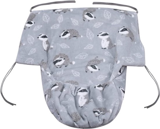 Baby Voetenzak - Wiegdeken Kinderwagen - Warm en Droog - Oeko-Tex 100 Certificaat - 400 Gram - BADGER — afbeelding 4