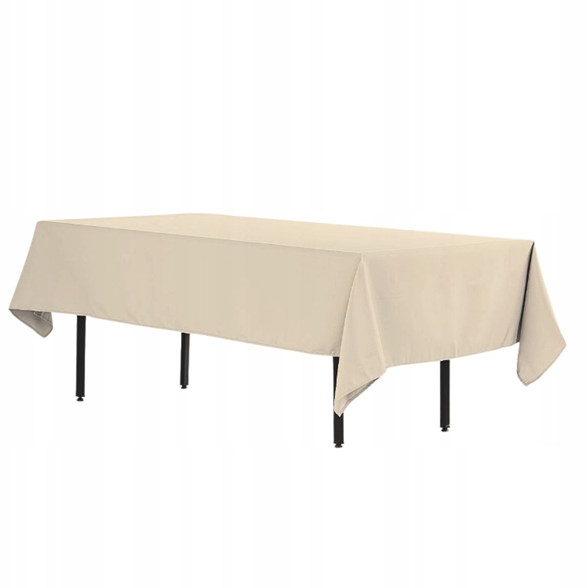 Merkloos Serie - Vlekbestendig Tafellaken - 280x170cm - Champagne Kleur - Polyester