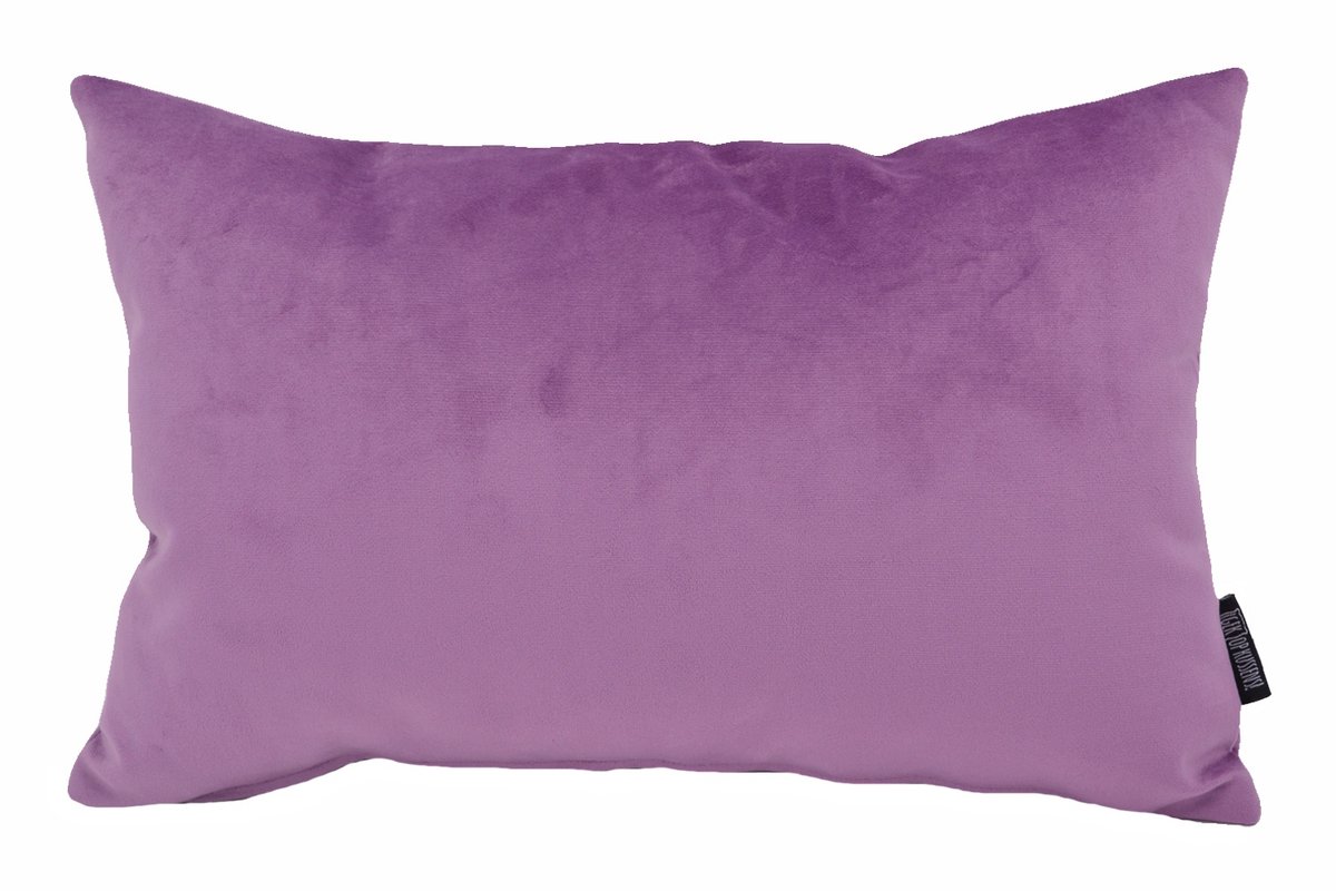 Gek op Kussens! Sierkussen Velvet Lichtpaars | 30 x 50 cm | Polyester