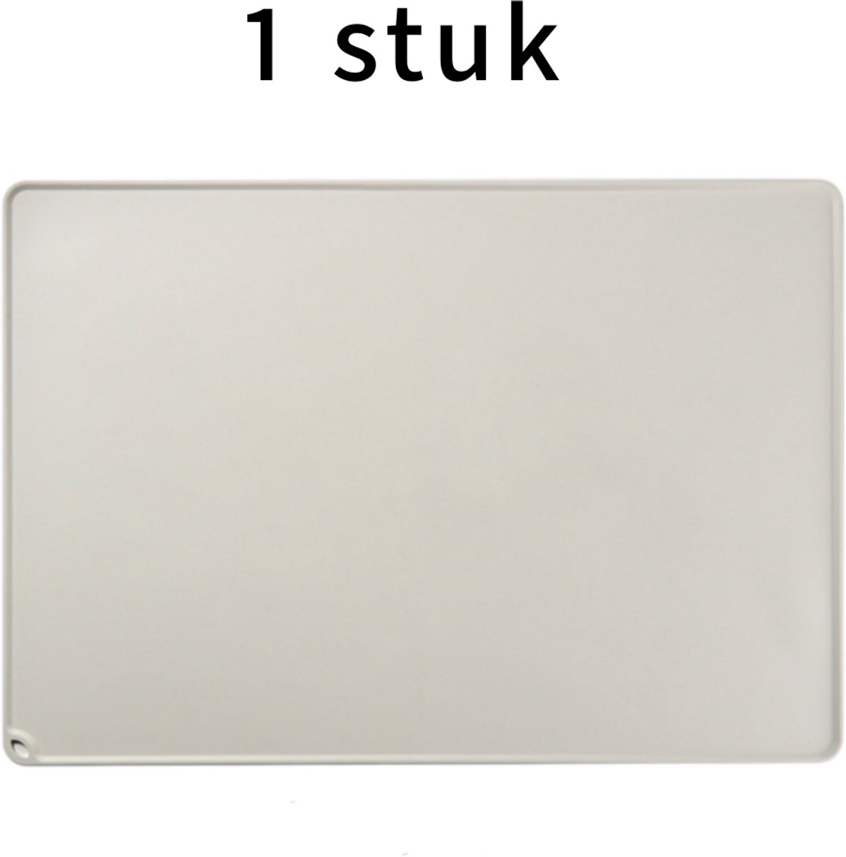 1 stuk siliconen deegmat - 40x60 cm - antislip - voor bakken en kneden - grijs